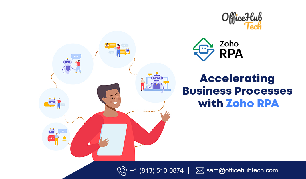 Discover how Zoho RPA revolutionizes workflows, minimizes errors, & boosts productivity. Unlock automation for business growth.