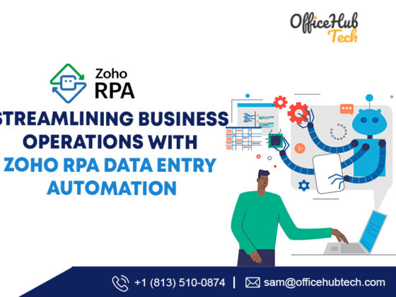 Streamlining Business Operations with Zoho RPA Data Entry Automation