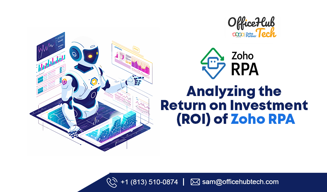 Maximize ROI with Zoho RPA by measuring cost savings, efficiency gains, and quality improvements. Discover strategies to optimize and scale your RPA deployment.