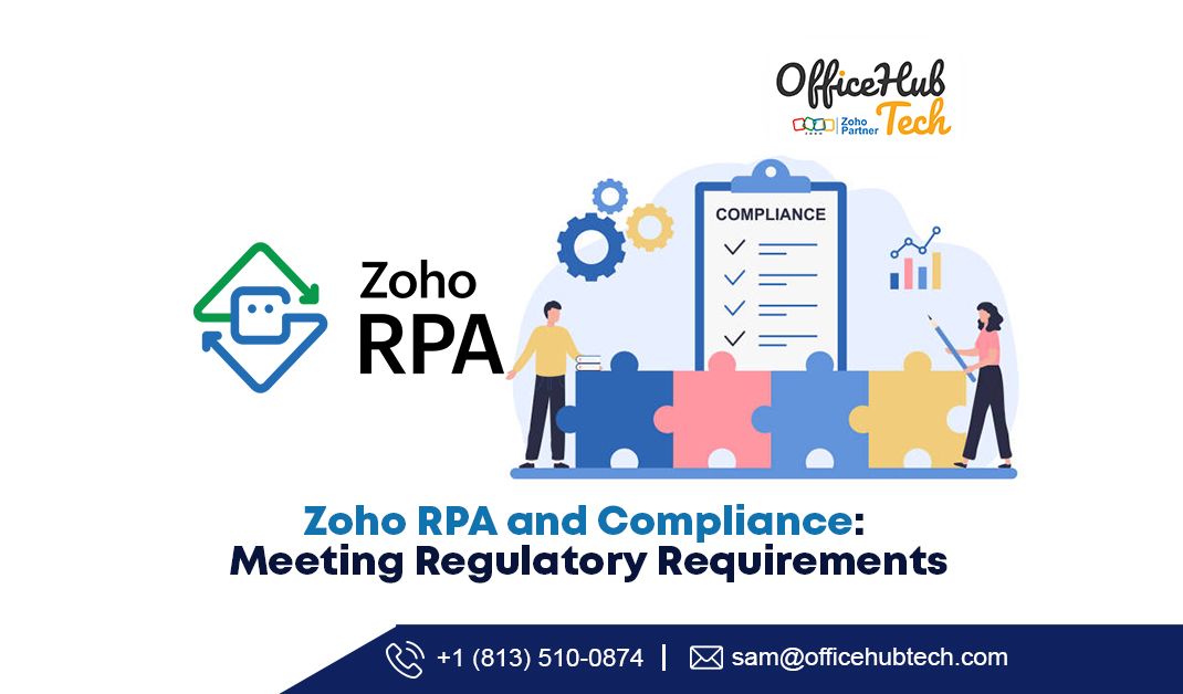 Learn how to leverage Zoho RPA to meet compliance requirements effectively. This guide covers strategies for implementing, customizing, and maintaining compliance in automated processes.