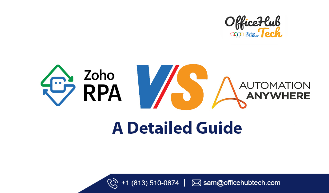 Explore Zoho RPA vs Automation Anywhere: compare usability, integration, scalability, and support to choose the best RPA platform for your business.