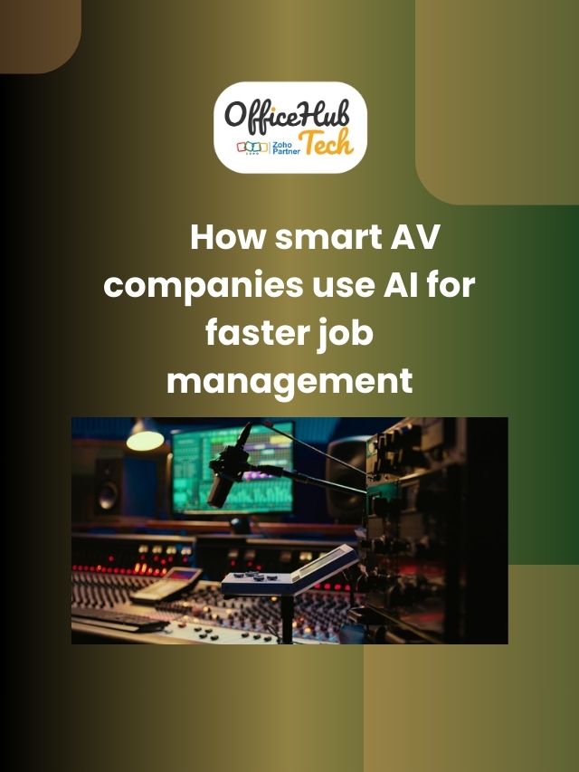 How smart AV companies use AI for faster job management