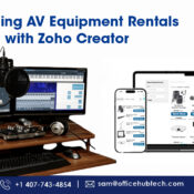 Managing AV Equipment Rentals with Zoho Creator