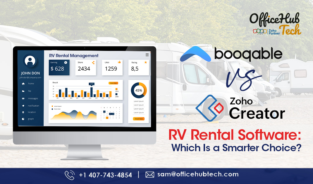 Booqable vs. Zoho Creator-Based RV Rental Software Which Is a Smarter Choice