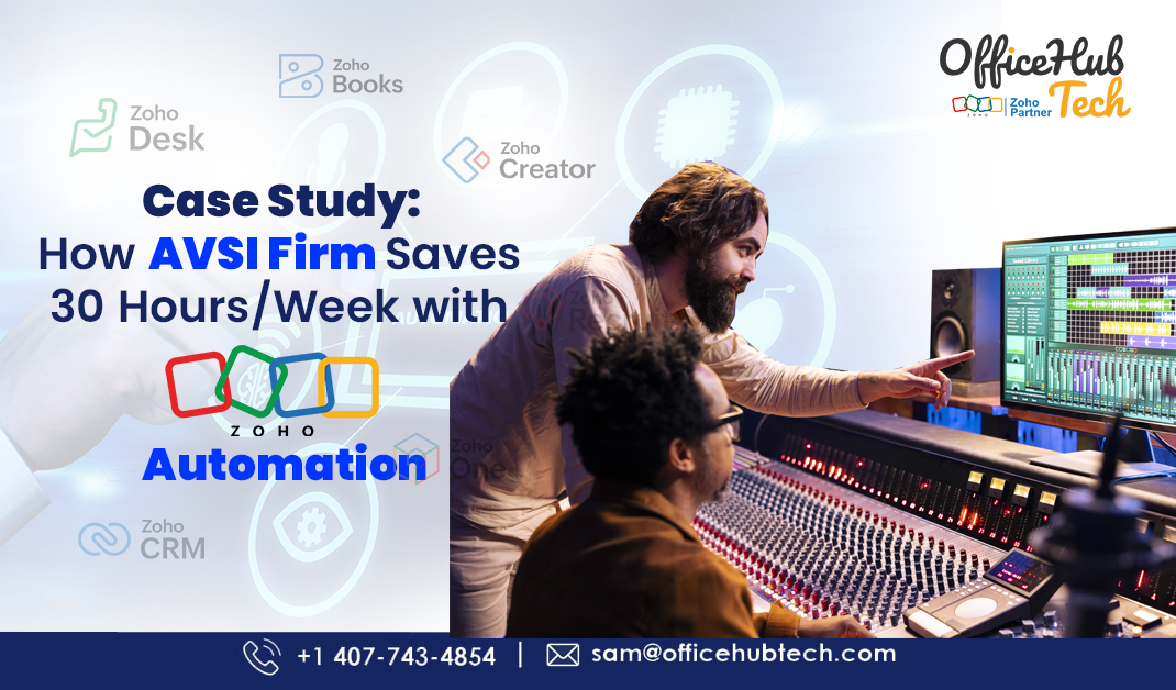 Case Study: AVSI Firm Saves 30 Hours/Week with Zoho Automation