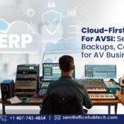 Cloud-First Zoho ERP for AVSI Security, Backups, Compliance for AV Business