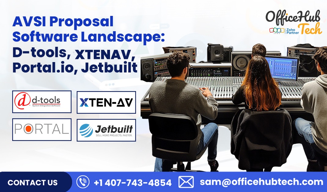 AVSI Proposal Software Landscape: D-tools, XTEN, Portal.io, Jetbuilt
