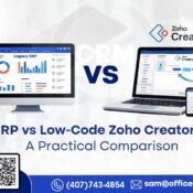 Legacy ERP vs Low-Code Zoho Creator Platform A Practical Comparison
