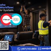 XTEN-AV Zoho End-to-End Workflow Quoting to AV System Installation