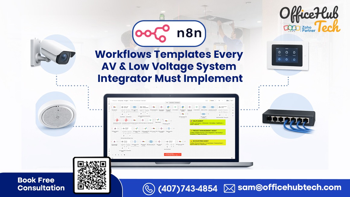 n8n Workflows Templates Every AV & Low Voltage System Integrator Must Implement