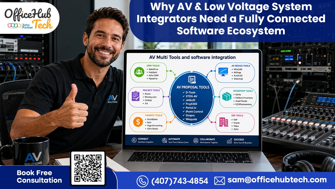 Why AV & Low Voltage System Integrators Need a Fully Connected Software Ecosystem