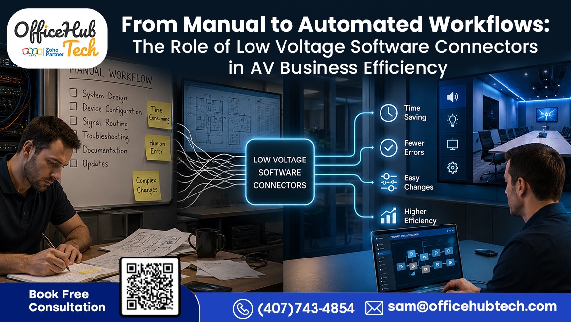 From Manual to Automated Workflows: The Role of Low Voltage Software Connectors in AV Business Efficiency