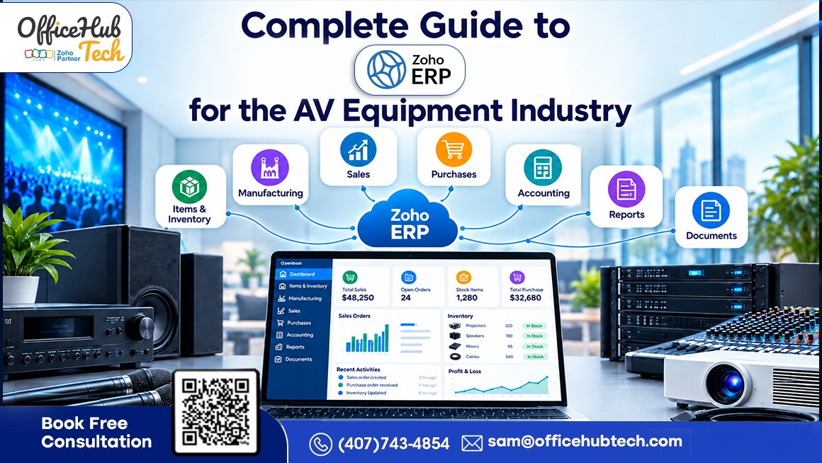 Complete Guide to Zoho ERP for the AV Equipment Industry