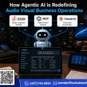 Agentic AI connecting D-Tools, MCP, and Claude AI to transform audio visual business operations through intelligent data access and automation.