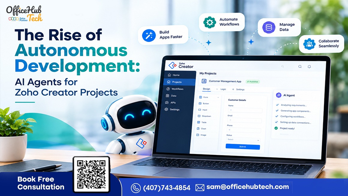 The Rise of Autonomous Development: AI Agents for Zoho Creator Projects